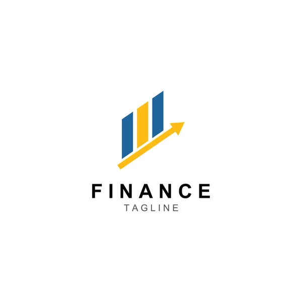 Logotipo Negócio Financeiro Logotipo Gráfico Financeiro Logotipo Para Dados Resultados —  Vetores de Stock