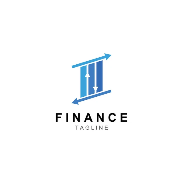 Logotipo Negócio Financeiro Logotipo Gráfico Financeiro Logotipo Para Dados Resultados —  Vetores de Stock