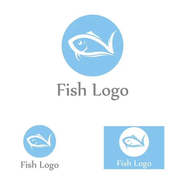 Λογότυπο Ψαριών Fishinghook Ιχθυέλαιο Και Θαλασσινά Εστιατόριο Εικονίδιο Διανυσματικό Εικονίδιο — Διανυσματικό Αρχείο