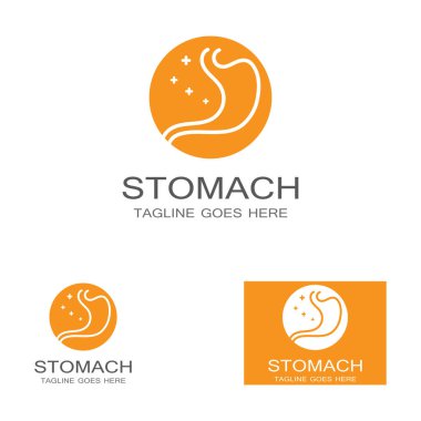 Mide sağlığı ve mide bakım logosu tasarımı