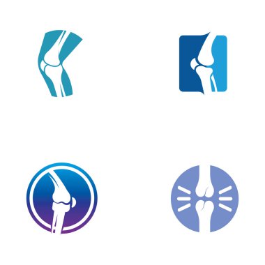 Kemik logosu vektör tasarımı