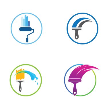 Logo vektör resimlerini boya 