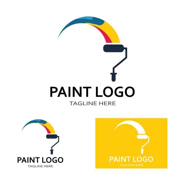 Χρώμα Λογότυπο Πρότυπο Διάνυσμα Εικονίδιο Εικονογράφηση Σχεδιασμός — Διανυσματικό Αρχείο