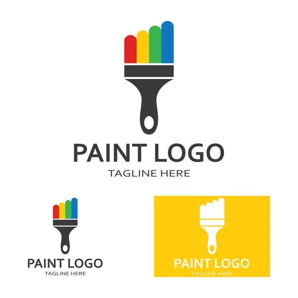 Χρώμα Λογότυπο Πρότυπο Διάνυσμα Εικονίδιο Εικονογράφηση Σχεδιασμός — Διανυσματικό Αρχείο