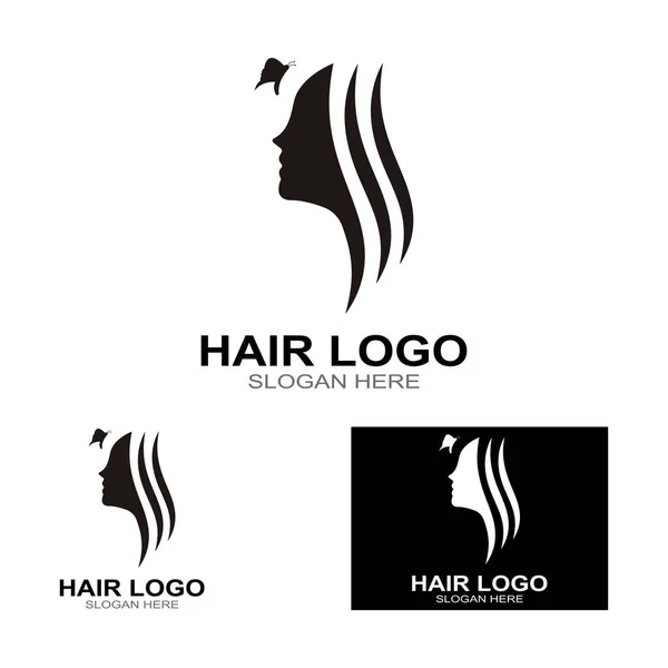 Style Coupe Cheveux Icône Vectoriel Illustration Design — Image vectorielle
