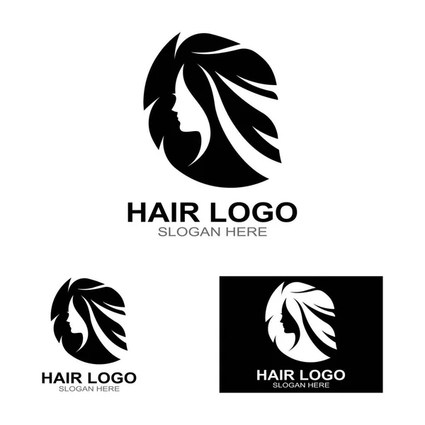 Style Coupe Cheveux Icône Vectoriel Illustration Design — Image vectorielle