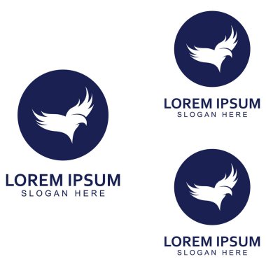 Şahin Kartal Kuş logosu ve sembol çizimi