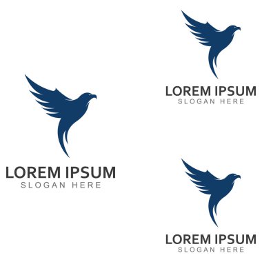 Şahin Kartal Kuş logosu ve sembol çizimi