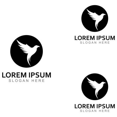 Şahin Kartal Kuş logosu ve sembol çizimi