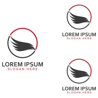 Şahin Kartal Kuş logosu ve sembol çizimi