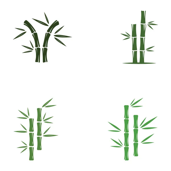 Logo Bamboo Plant Type Hollow Plant Using Modern Vector Concept — Stock Vector