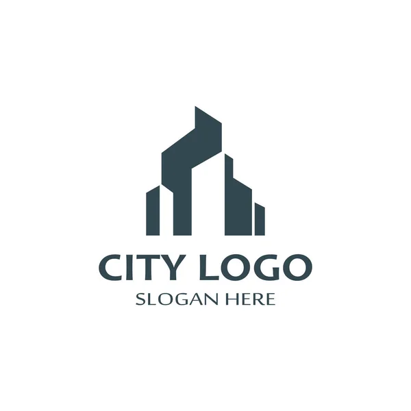 City Skyline Icon Symbol — Stock Vector