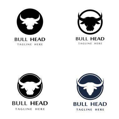 boğa başlı boynuz şablonu