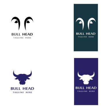 boğa başlı boynuz şablonu