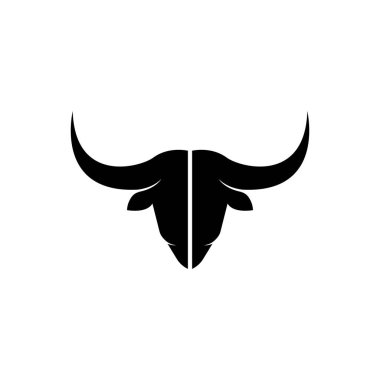 boğa başlı boynuz şablonu