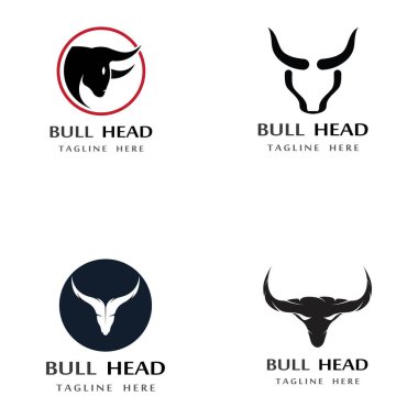 boğa başlı boynuz şablonu