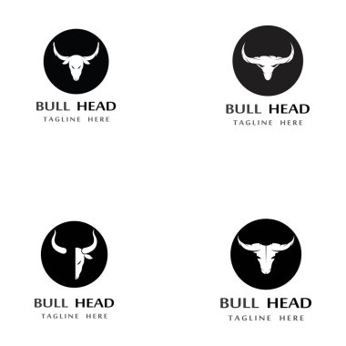 boğa başlı boynuz şablonu