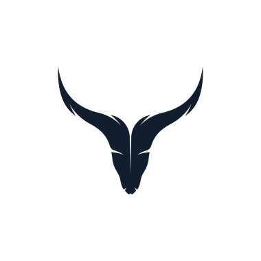 boğa başlı boynuz şablonu