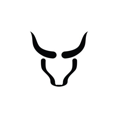 boğa başlı boynuz şablonu