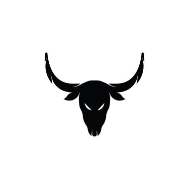 boğa başlı boynuz şablonu