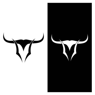 boğa başlı boynuz şablonu