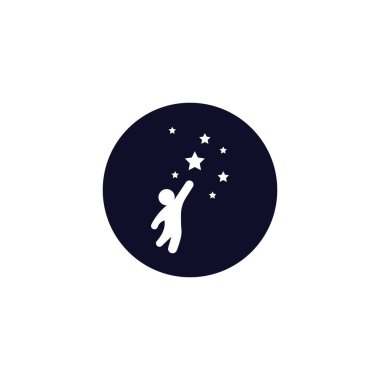 İnsanlar yıldız logosu ve vektör resimleri