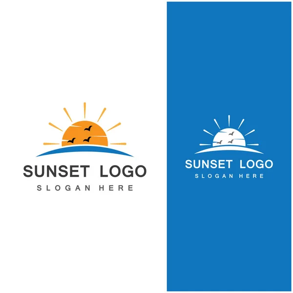 Sun Vector Illustration Icon Logo Vorlage Design — Stockvektor