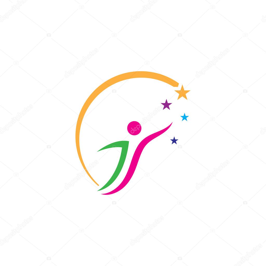 People star logo and vector images