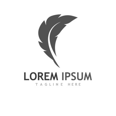 Tüy logosu ve sembol çizimi