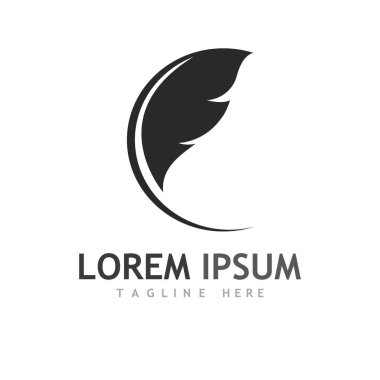 Tüy logosu ve sembol çizimi