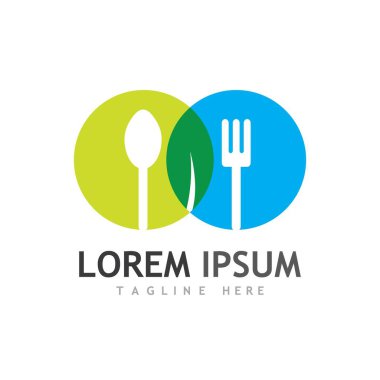 İnsan karakteri logosu çizim vektörü tasarımı