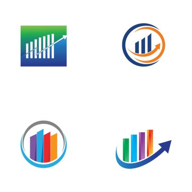 Business Finance Logo şablon vektör simgesi tasarımı