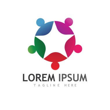 People Icon çalışma grubu Vektör illüstrasyon tasarımı