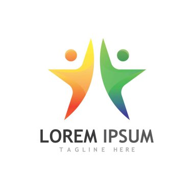 People Icon çalışma grubu Vektör illüstrasyon tasarımı