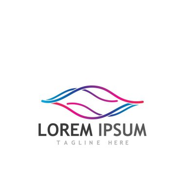 Ses dalgaları vektör çizim şablonu