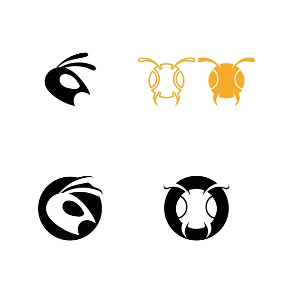 Ant Logo Szablon Wektor Ilustracji Projekt — Wektor stockowy