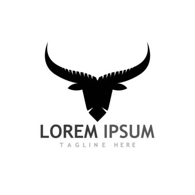 Taurus Logo Şablon vektör çizimi tasarımı