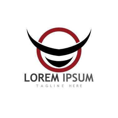 Taurus Logo Şablon vektör çizimi tasarımı