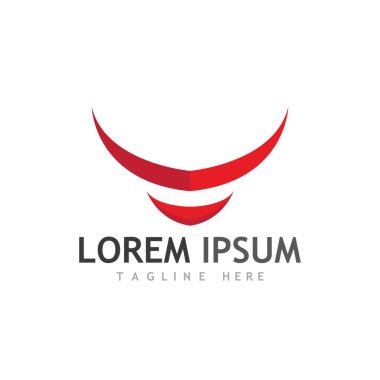 Taurus Logo Şablon vektör çizimi tasarımı