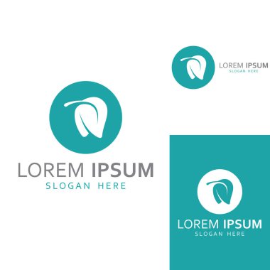 Diş sağlığı için logo ve diş bakımı için logo. Vektör tasarımı kavramı kullanılıyor.