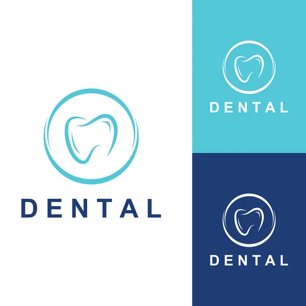 Dental logo, logo for dental health, and logo for dental care. Using vector design concept.