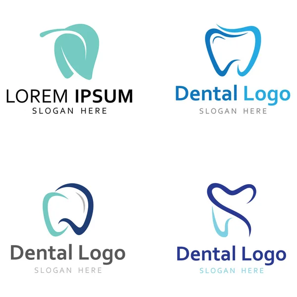 Dental logo, logo for dental health, and logo for dental care. Using vector design concept.