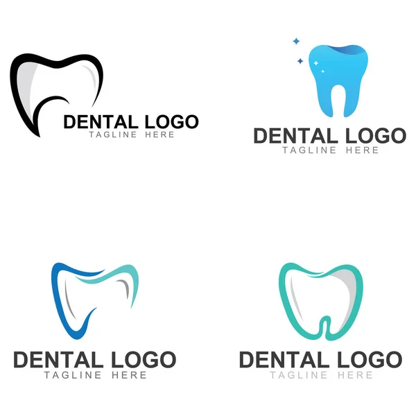 Dental logo, logo for dental health, and logo for dental care. Using vector design concept.