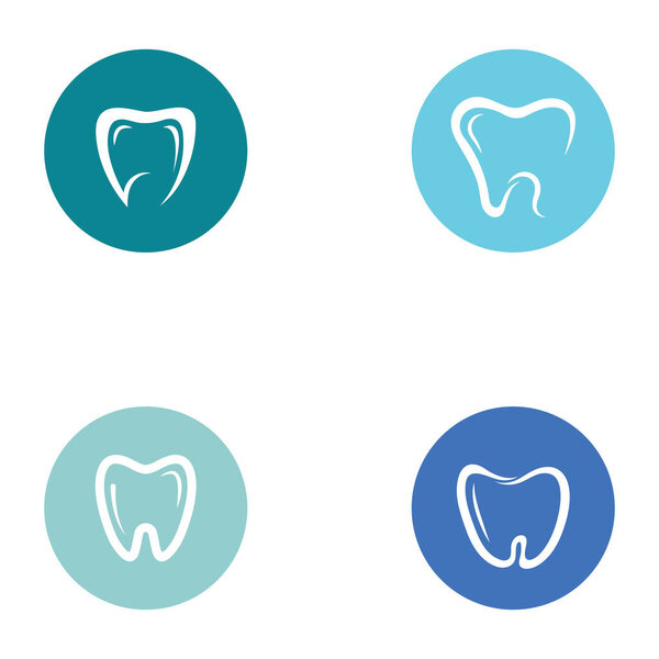 Dental logo, logo for dental health, and logo for dental care. Using vector design concept.