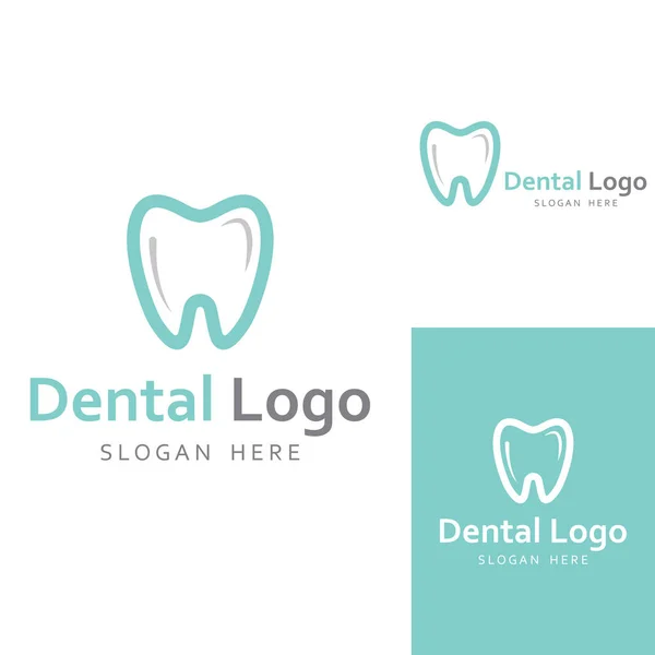 Dental logo, logo for dental health, and logo for dental care. Using vector design concept.