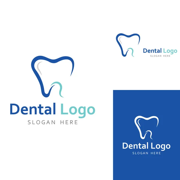 Dental logo, logo for dental health, and logo for dental care. Using vector design concept.