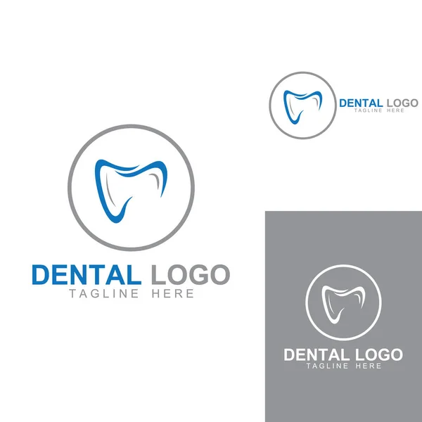 Logo Dentaire Logo Pour Santé Dentaire Logo Pour Les Soins — Image vectorielle