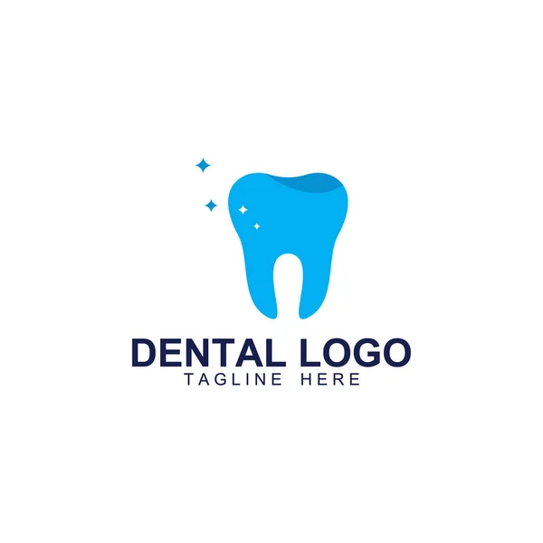 Zubní Logo Logo Pro Stomatologické Zdraví Logo Pro Zubní Péči — Stockový vektor