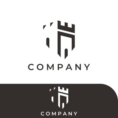 Kale logosu, kalkan kombinasyonlu kale logosu..