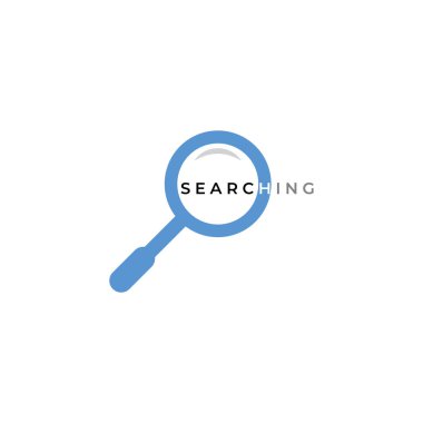 Logo ara ya da bul, logo kombinasyonu, laboratuvar, ay, konum, kontrol, dalga ve güneş. Basit düzenleme ile logo.